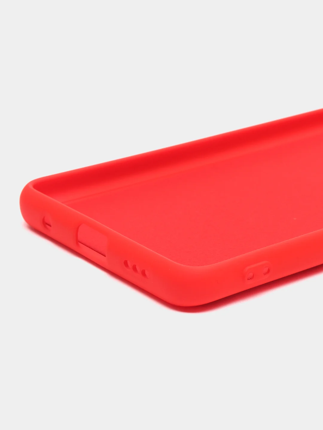Красный чехол силиконовый Silicone Cover для Xiaomi Redmi Note 10 Pro, Сяоми Редми Нот 10 Про