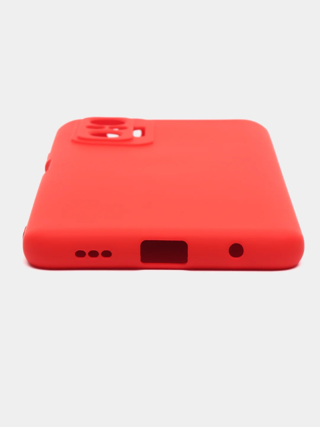 Красный чехол силиконовый Silicone Cover для Xiaomi Redmi Note 10 Pro, Сяоми Редми Нот 10 Про