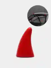 Красный 3d Украшение для крыши автомобиля "Рожки"