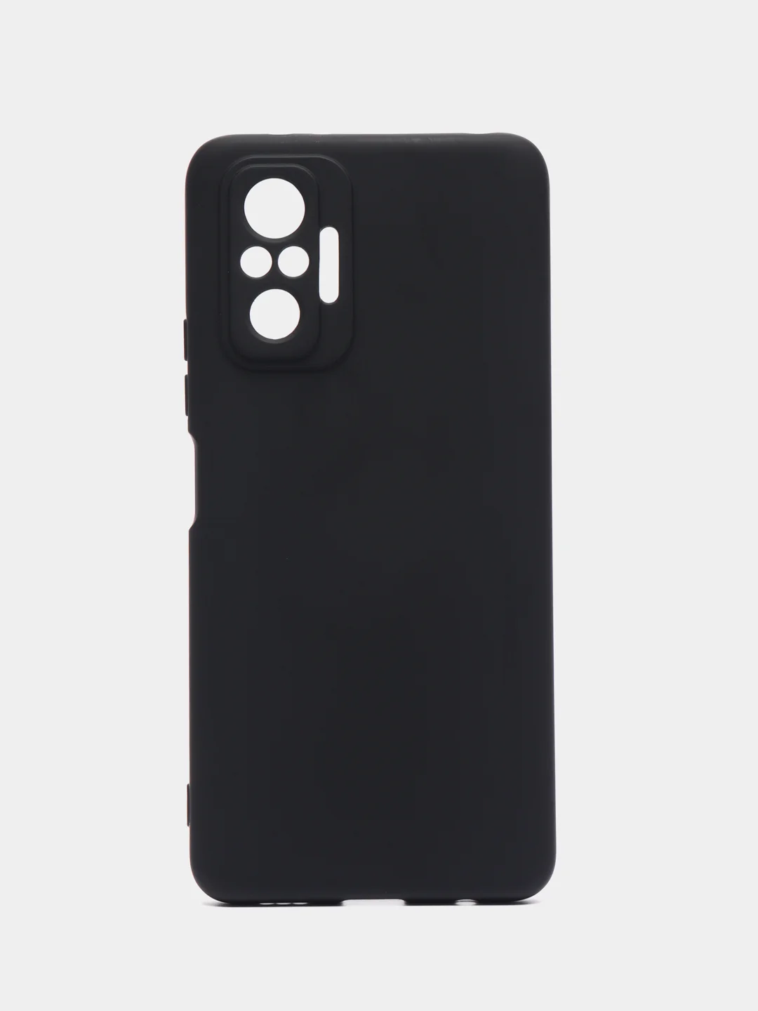 Черный чехол силиконовый Silicone Cover для Xiaomi Redmi Note 10 Pro, Сяоми Редми Нот 10 Про
