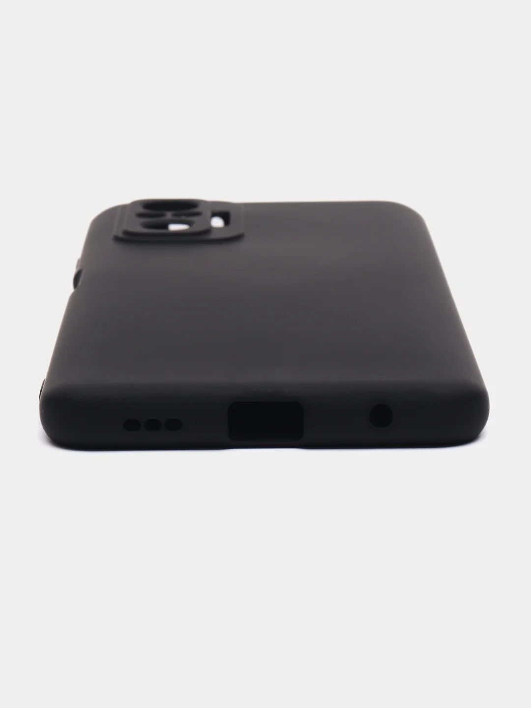 Черный чехол силиконовый Silicone Cover для Xiaomi Redmi Note 10 Pro, Сяоми Редми Нот 10 Про
