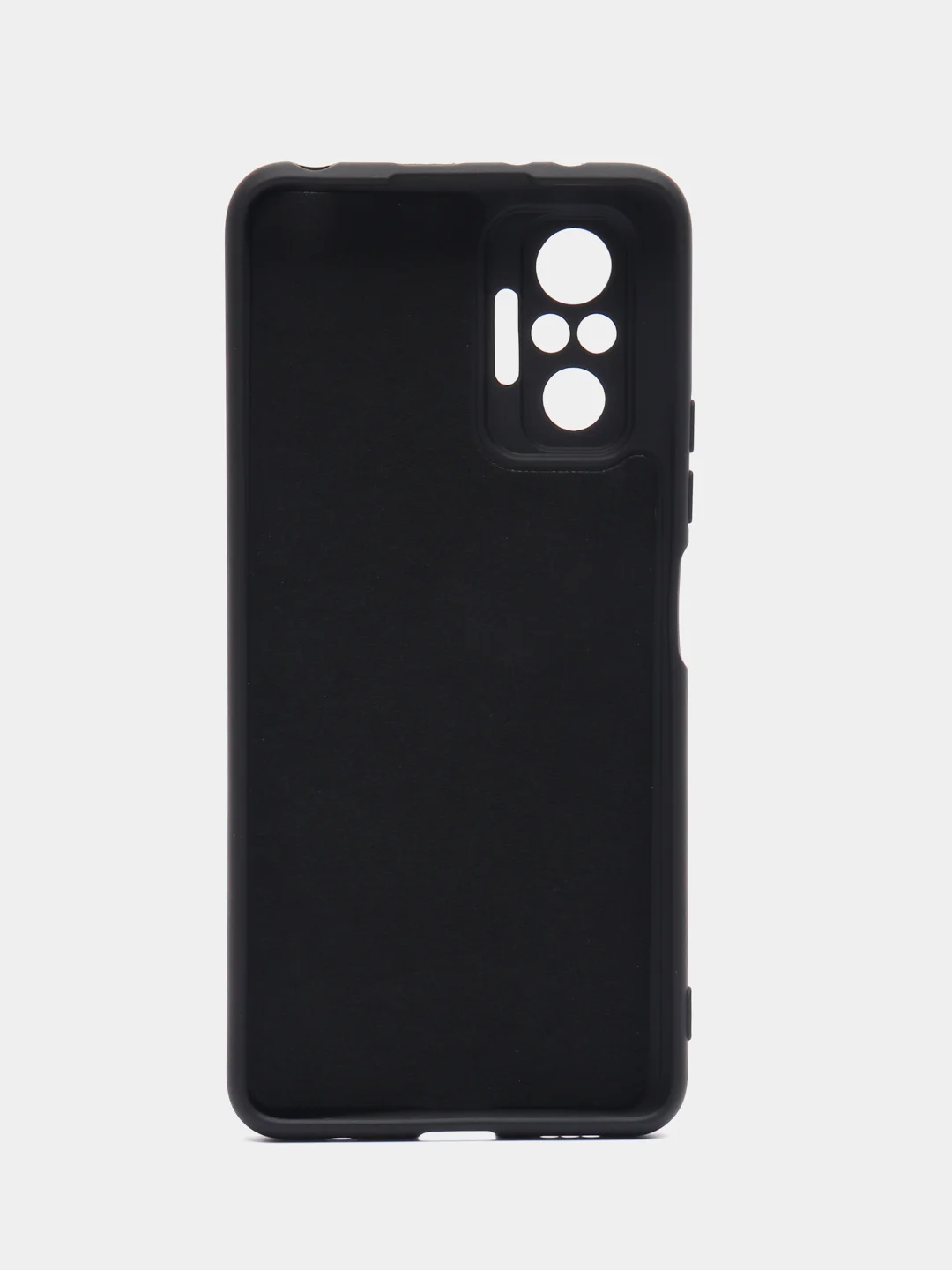 Черный чехол силиконовый Silicone Cover для Xiaomi Redmi Note 10 Pro, Сяоми Редми Нот 10 Про