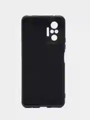 Черный чехол силиконовый Silicone Cover для Xiaomi Redmi Note 10 Pro, Сяоми Редми Нот 10 Про