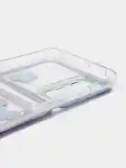 Темно-синий чехол Xiaomi 12, 12S, 12X, прозрачный, с карманом для карты, с рисунком