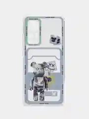 Ледяной чехол Xiaomi 12, 12S, 12X, прозрачный, с карманом для карты, с рисунком