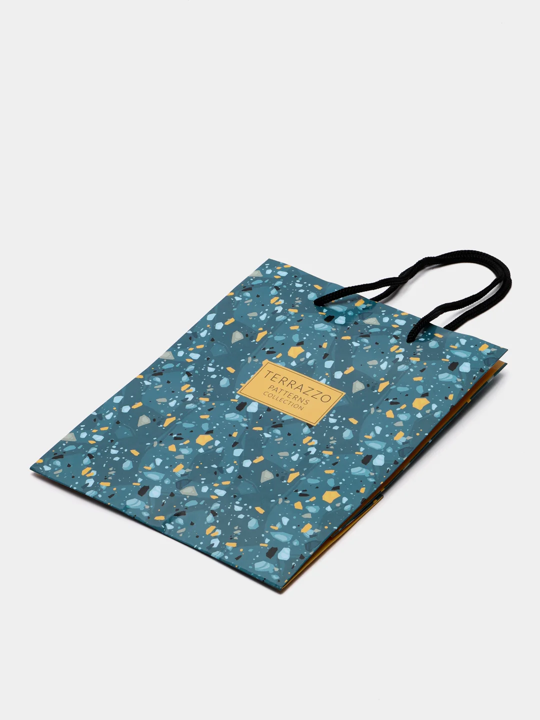 Пакет подарочный Terrazzo, ламинированный