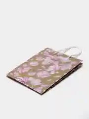 Пакет подарочный "Flowers", крафт