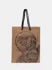 Пакет подарочный "Space Cat", крафт