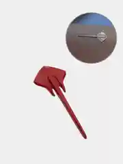 Шоколадный 3d наклейка на автомобиль "Копьё"