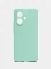 Бирюзовый чехол для Realme 10 Pro+ 5G / 10 Pro Plus 5G (Реалми 10 Про Плюс 5 Джи), прозрачный