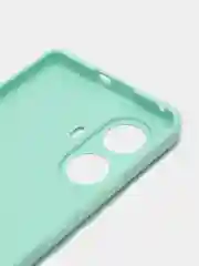 Бирюзовый чехол для Realme 10 Pro+ 5G / 10 Pro Plus 5G (Реалми 10 Про Плюс 5 Джи), прозрачный