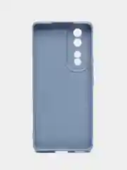 Небесно-голубой чехол для Honor 80 Pro, силиконовый прозрачный