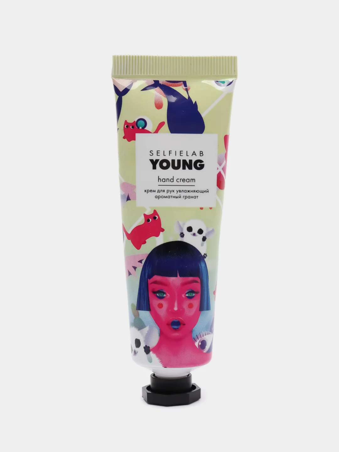 Желтый крем для рук питательный Selfie Lab Young, 30 г