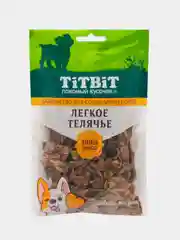 Лакомства Titbit "Легкое телячье", для собак мини пород, 50 г