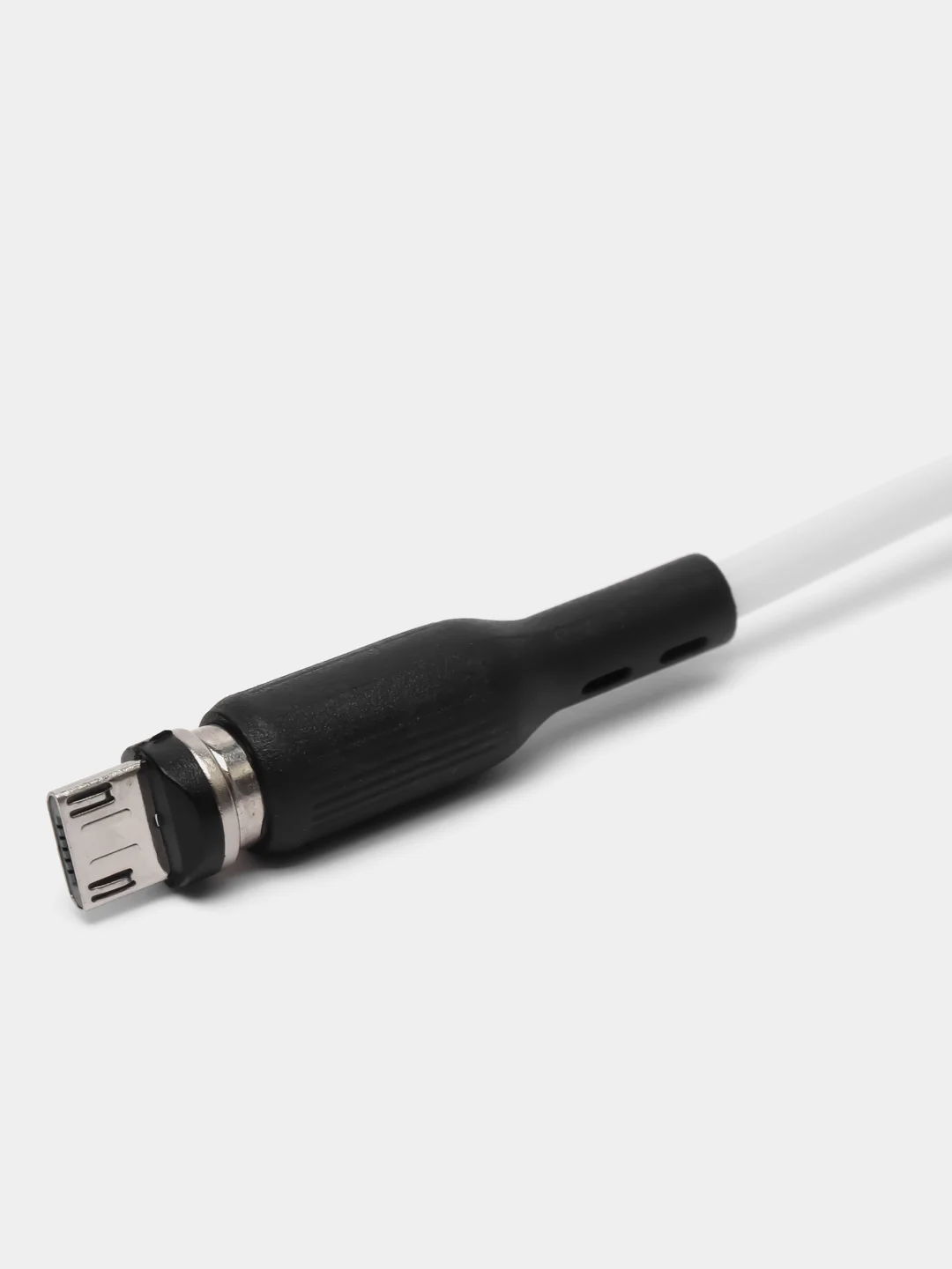 Белый кабель зарядки GFPower MAG18M Micro-USB, магнитный, 1 м, 2.4 A, Android