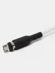 Белый кабель зарядки GFPower MAG18M Micro-USB, магнитный, 1 м, 2.4 A, Android