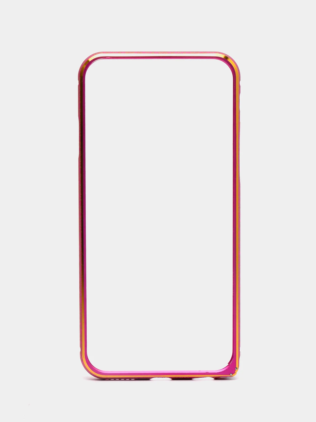 Конфетный бампер алюминиевый для iPhone 6, 6S, с золотым узором