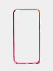 Конфетный бампер алюминиевый для iPhone 6, 6S, с золотым узором