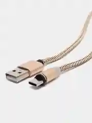 Золотой кабель зарядки GFPower MAG09T, Type-C, нейлон, магнитный, 1 м, 2.4 A