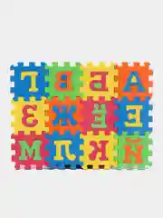 Развивающая игрушка мини-коврик пазл "Буквы", мягкий