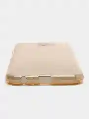 Золотой чехол силиконовый с блестками на Samsung Galaxy J6 Plus