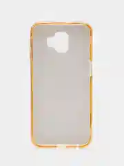 Золотой чехол силиконовый с блестками на Samsung Galaxy J6 Plus
