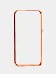Коралловый бампер алюминиевый для iPhone 6, 6S, с золотым узором