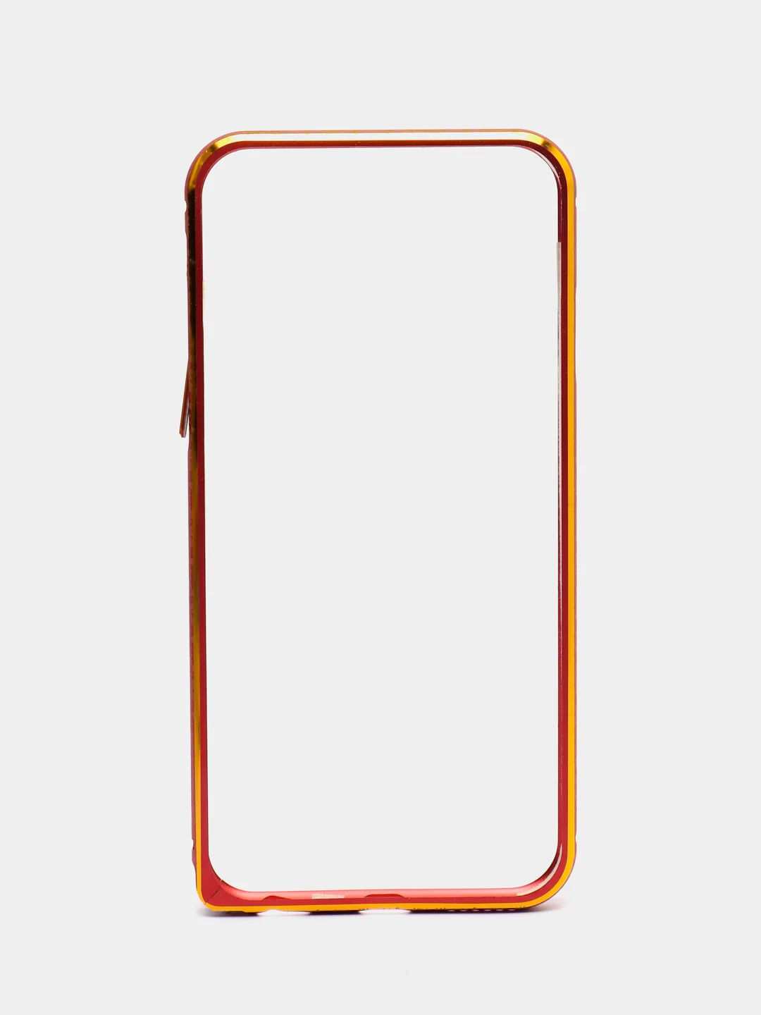 Коралловый бампер алюминиевый для iPhone 6, 6S, с золотым узором