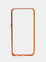Коралловый бампер алюминиевый для iPhone 6, 6S, с золотым узором