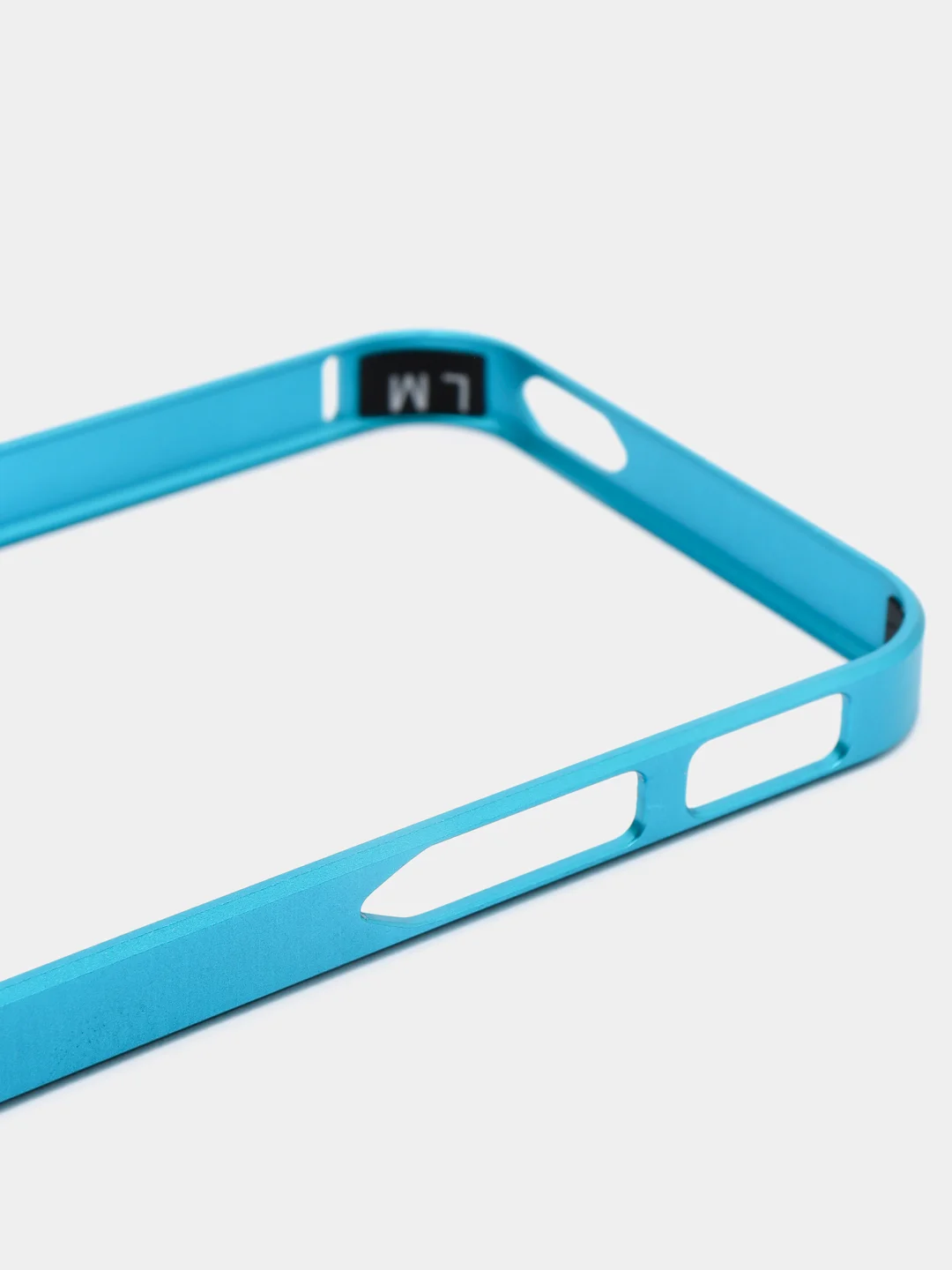 Голубой бампер алюминевый для iPhone 5, 5S, SE