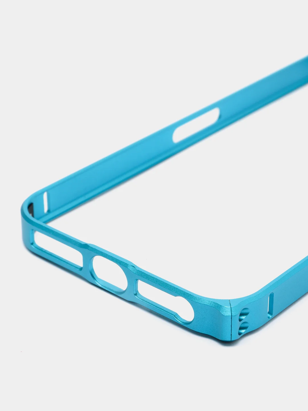 Голубой бампер алюминевый для iPhone 5, 5S, SE