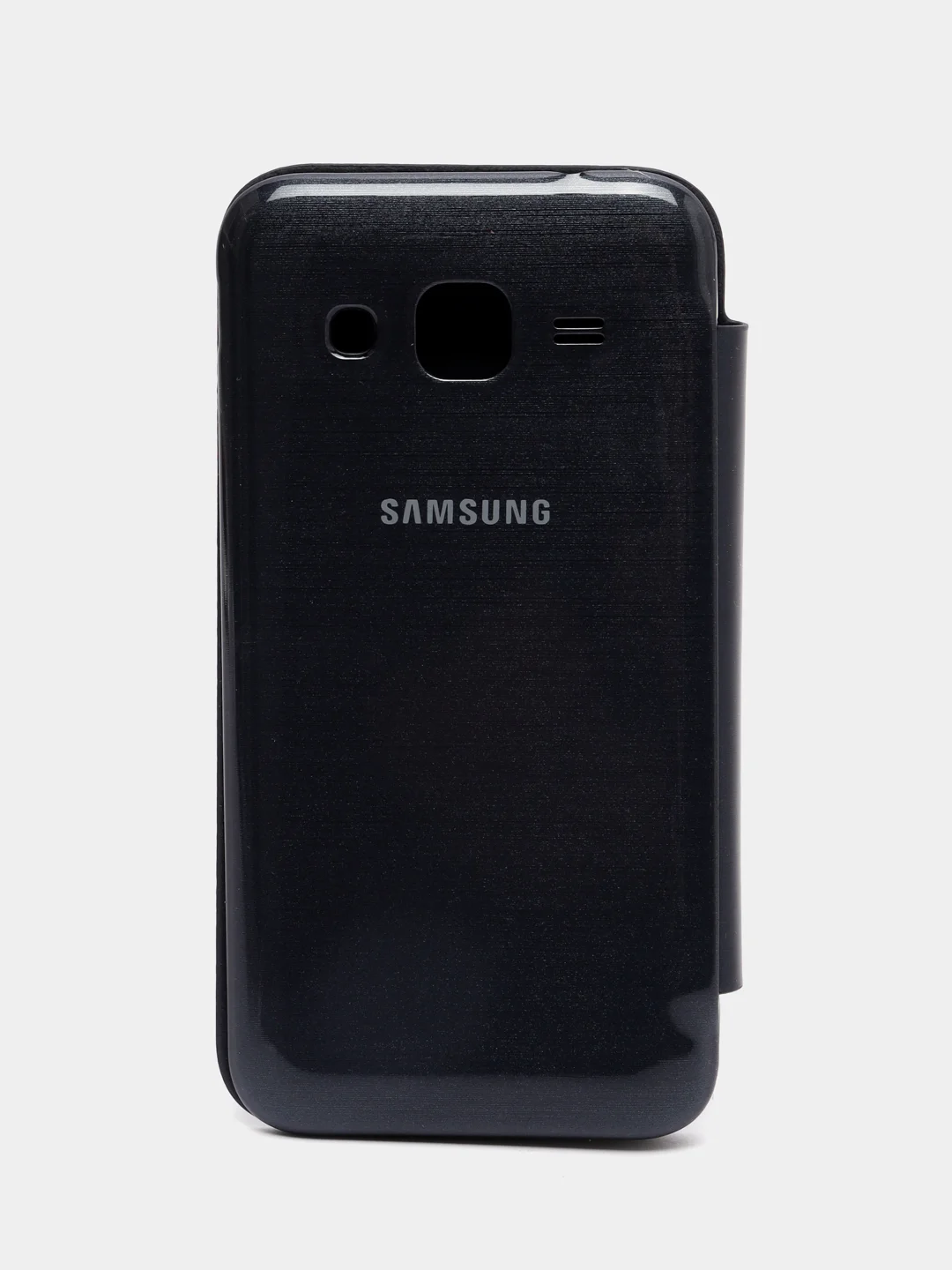 Синий меланж чехол-книжка для Samsung Galaxy Core Prime, кожаный