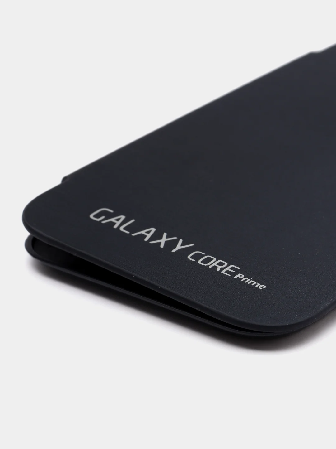 Синий меланж чехол-книжка для Samsung Galaxy Core Prime, кожаный