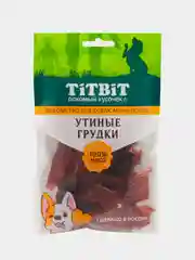 Лакомства Titbit, Утиные грудки, для собак мини пород, 70 г