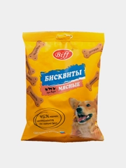 Лакомства для собак Titbit Бисквиты мясные, Три вкуса, 200 г