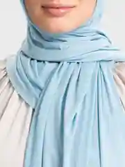 Голубой балаклава, с капюшоном