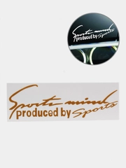 Наклейка на авто "Sports mini produced by sports"