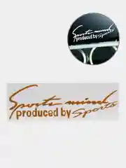 Горчичный наклейка на авто "Sports mini produced by sports"