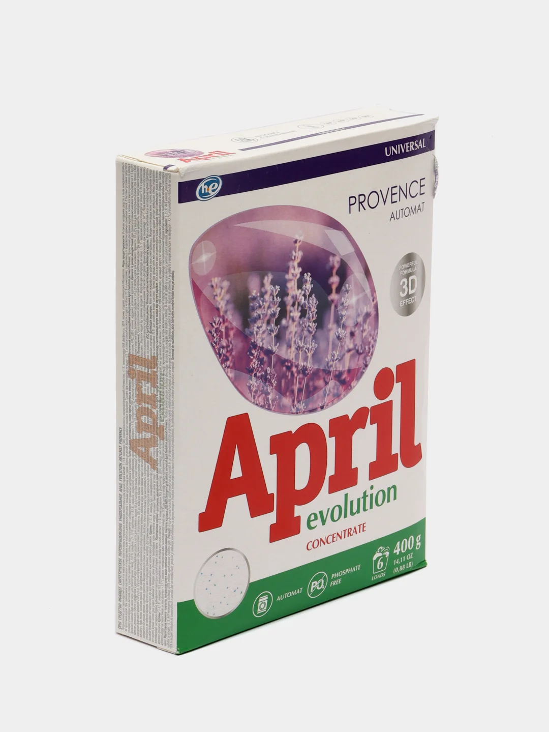Стиральный порошок "Април" (April), универсал БЕЗ ФОСФАТОВ для белого и цветного белья