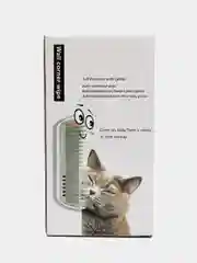 Серый массажная щетка-чесалка для домашних животных