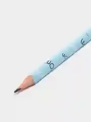 Небесно-голубой карандаш чернографитный Happy Graphix НВ, трёхгранный, 2 мм