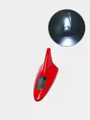 Красный светодиодный плавник на крышу автомобиля