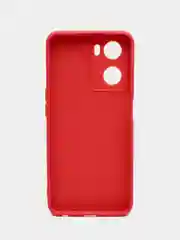 Коралловый чехол для Oppo A57S, Oppo A77 4G (Оппо А57С, А77 4Ж), силиконовый, c защитой камеры