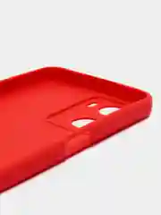 Красный чехол для Oppo A57S, Oppo A77 4G (Оппо А57С, А77 4Ж), силиконовый, c защитой камеры