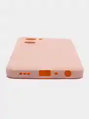 Пудровый чехол для Oppo A57S, Oppo A77 4G (Оппо А57С, А77 4Ж), силиконовый, c защитой камеры