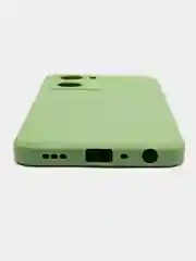 Зеленый чехол для Oppo A57S, Oppo A77 4G (Оппо А57С, А77 4Ж), силиконовый, c защитой камеры