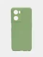 Зеленый чехол для Oppo A57S, Oppo A77 4G (Оппо А57С, А77 4Ж), силиконовый, c защитой камеры
