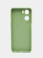 Зеленый чехол для Oppo A57S, Oppo A77 4G (Оппо А57С, А77 4Ж), силиконовый, c защитой камеры