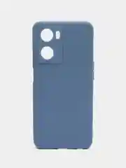 Синий меланж чехол для Oppo A57S, Oppo A77 4G (Оппо А57С, А77 4Ж), силиконовый, c защитой камеры