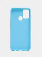 Голубой чехол силиконовый Huawei Honor 9A (Хуавей Хонор 9А), цветной, матовый